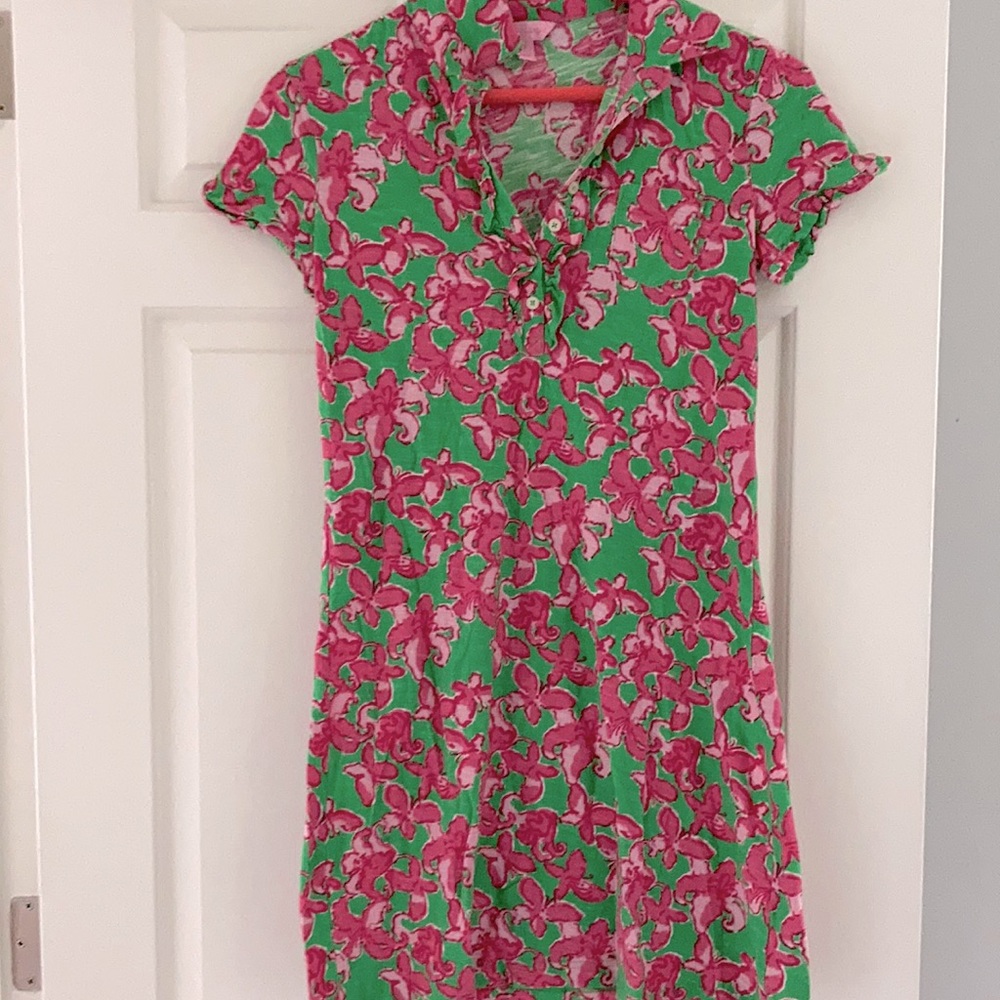 Lilly Pulitzer shirt dress. Size small